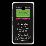 Coque Nokia Lumia 630 1 point bonus offensif-défensif Noir