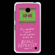Coque Nokia Lumia 630 1 point bonus offensif-défensif Rose