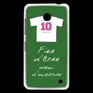 Coque Nokia Lumia 630 Demi d'ouverture Bonus offensif-défensif Vert