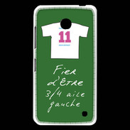 Coque Nokia Lumia 630 3/4 aile gauche Bonus offensif-défensif Vert