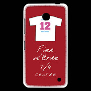 Coque Nokia Lumia 630 3/4 centre G Bonus offensif-défensif Rouge