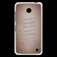 Coque Nokia Lumia 630 Survie valeur Rouge Citation Oscar Wilde