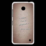 Coque Nokia Lumia 630 Aimer Rouge Citation Oscar Wilde