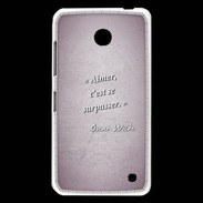 Coque Nokia Lumia 630 Aimer Rose Citation Oscar Wilde