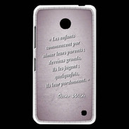 Coque Nokia Lumia 630 Dieux prières Rose Citation Oscar Wilde
