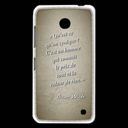Coque Nokia Lumia 630 Cynique Sepia Citation Oscar Wilde