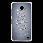 Coque Nokia Lumia 630 Société rêveur Bleu Citation Oscar Wilde