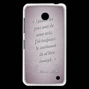 Coque Nokia Lumia 630 Avis gens Rose Citation Oscar Wilde