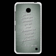 Coque Nokia Lumia 630 Gens attrayants Vert Citation Oscar Wilde