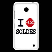 Coque Nokia Lumia 630 I love Soldes