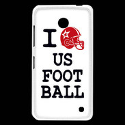 Coque Nokia Lumia 630 I love US Football