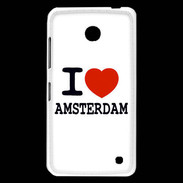 Coque Nokia Lumia 630 I love Amsterdam
