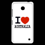Coque Nokia Lumia 630 I love Australia
