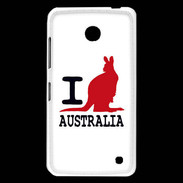 Coque Nokia Lumia 630 I love Australia 2