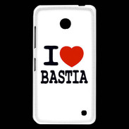 Coque Nokia Lumia 630 I love Bastia