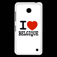 Coque Nokia Lumia 630 I love Belgique