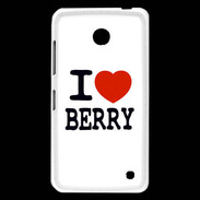 Coque Nokia Lumia 630 I love Berry