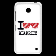 Coque Nokia Lumia 630 I love Biarritz 2