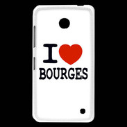 Coque Nokia Lumia 630 I love Bourges