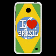 Coque Nokia Lumia 630 I love Brazil 3