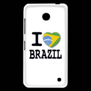 Coque Nokia Lumia 630 I love Brazil 2