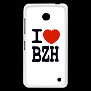 Coque Nokia Lumia 630 I love BZH