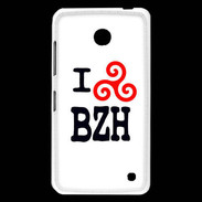 Coque Nokia Lumia 630 I love BZH 2