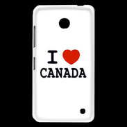Coque Nokia Lumia 630 I love Canada