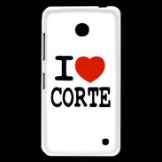 Coque Nokia Lumia 630 I love Corte
