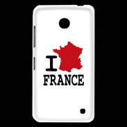 Coque Nokia Lumia 630 I love France 4