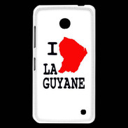 Coque Nokia Lumia 630 I love Guyane 2