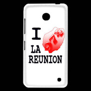 Coque Nokia Lumia 630 I love La Réunion 2