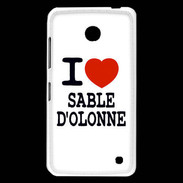 Coque Nokia Lumia 630 I love Sable d'Olonne
