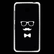 Coque Nokia Lumia 630 moustache & noeud 1