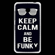 Coque Nokia Lumia 630 Keep Calm Funky Noir