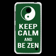 Coque Nokia Lumia 630 Keep Calm Be Zen Vert