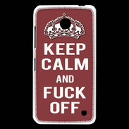 Coque Nokia Lumia 630 Keep Calm Fuck Off Brique