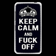 Coque Nokia Lumia 630 Keep Callm Fuck Off Noir
