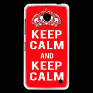 Coque Nokia Lumia 630 Keep Calm Rouge