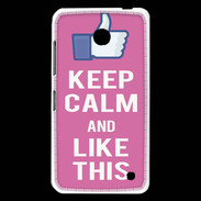 Coque Nokia Lumia 630 Keep Calm Like This Rose