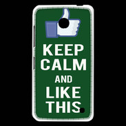 Coque Nokia Lumia 630 Keep Calm Like This Vert
