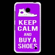 Coque Nokia Lumia 630 Keep Calm Buy Shoes Violet