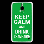 Coque Nokia Lumia 630 Keep Calm Drink champagne Vert