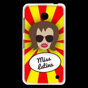 Coque Nokia Lumia 630 Miss Latina Chatain
