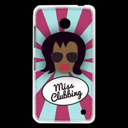 Coque Nokia Lumia 630 Miss Clubbing Black