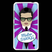 Coque Nokia Lumia 630 Mister Swag Brun