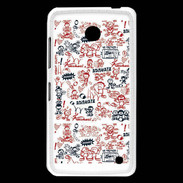 Coque Nokia Lumia 630 Adishatz All Over Rugby YM