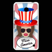 Coque Nokia Lumia 630 Miss USA Chatain