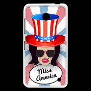 Coque Nokia Lumia 630 Miss USA Brune
