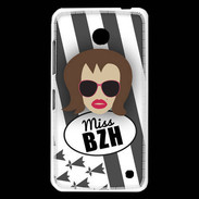 Coque Nokia Lumia 630 Miss Bretagne Chatain